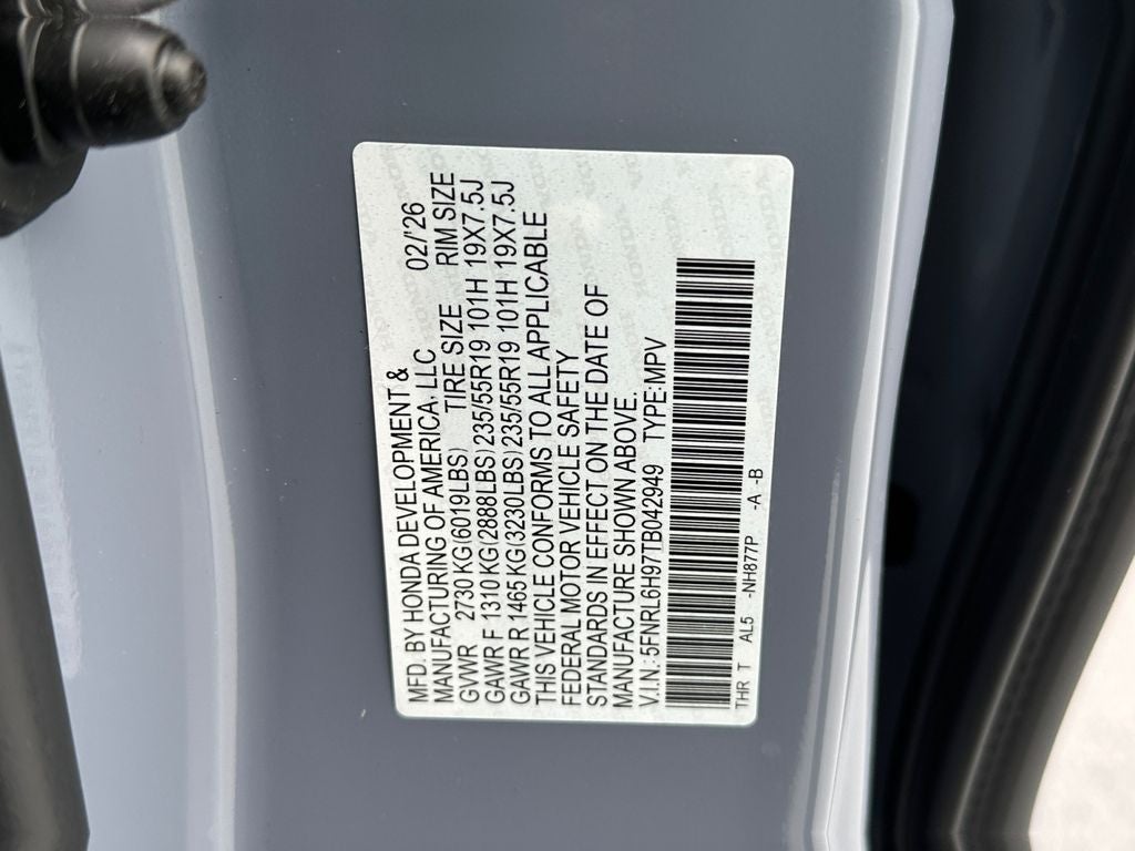 2026 Honda Odyssey Elite