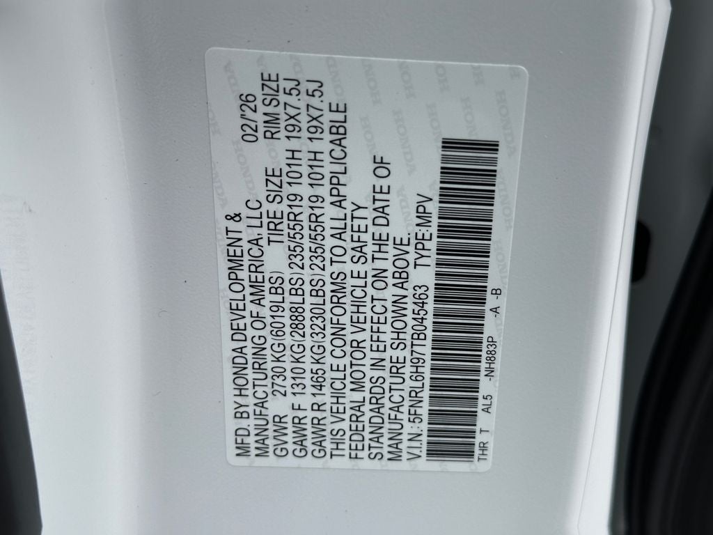 2026 Honda Odyssey Elite