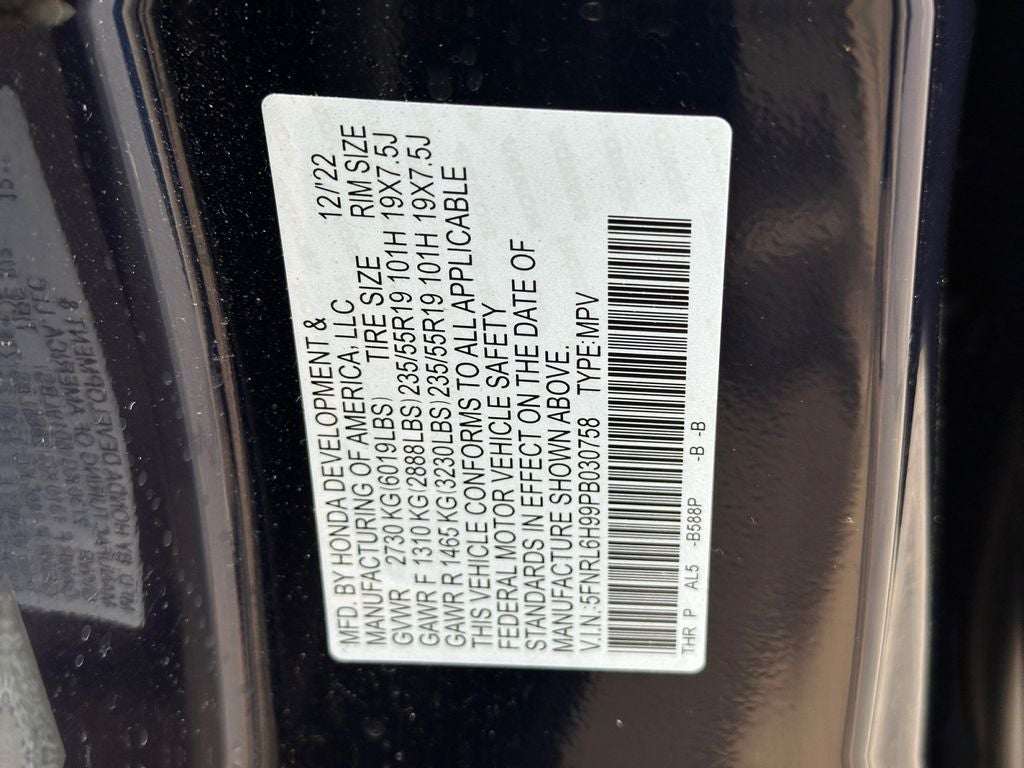 2023 Honda Odyssey Elite