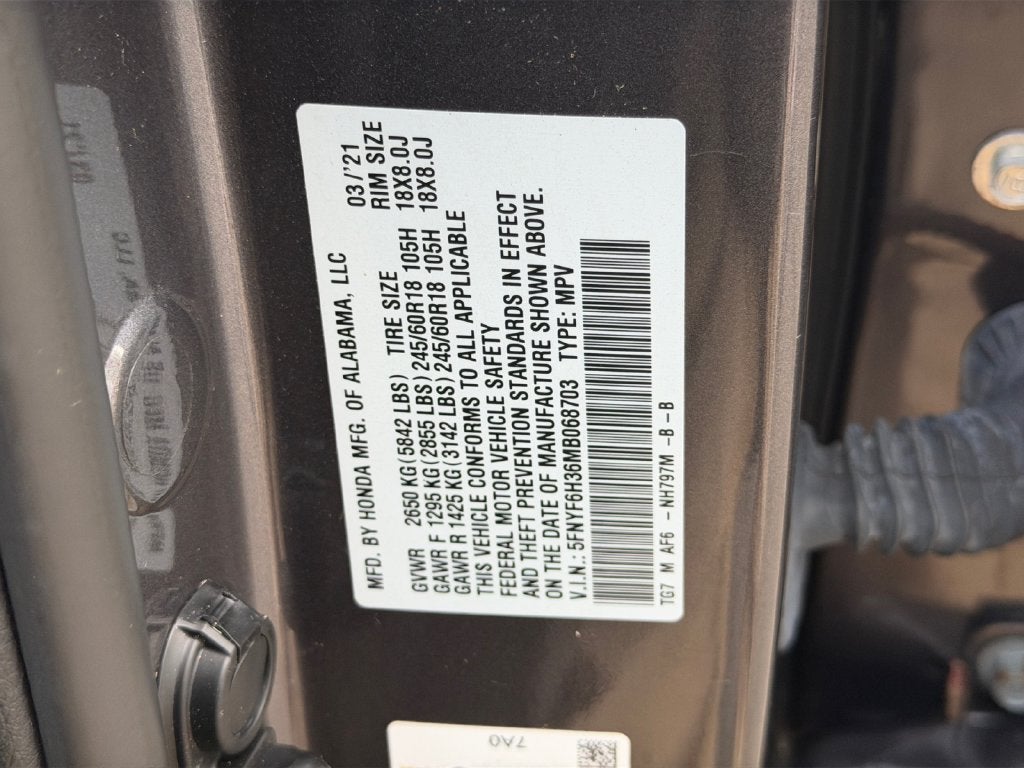 2021 Honda Pilot EX