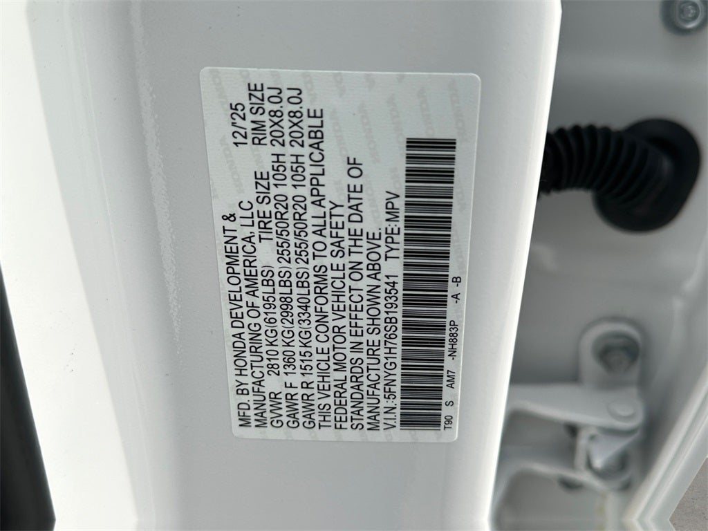 2025 Honda Pilot Touring