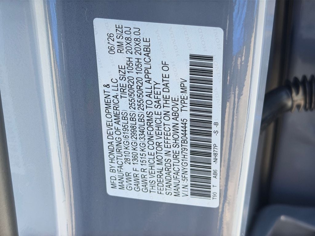 2026 Honda Pilot Touring