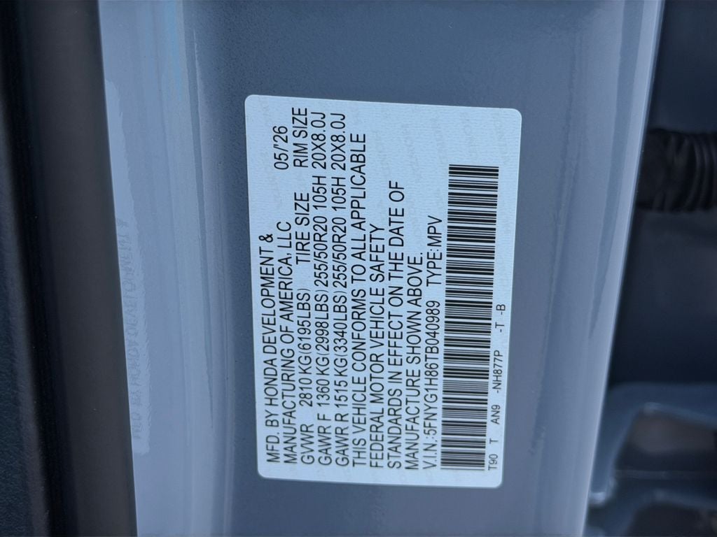 2026 Honda Pilot Elite