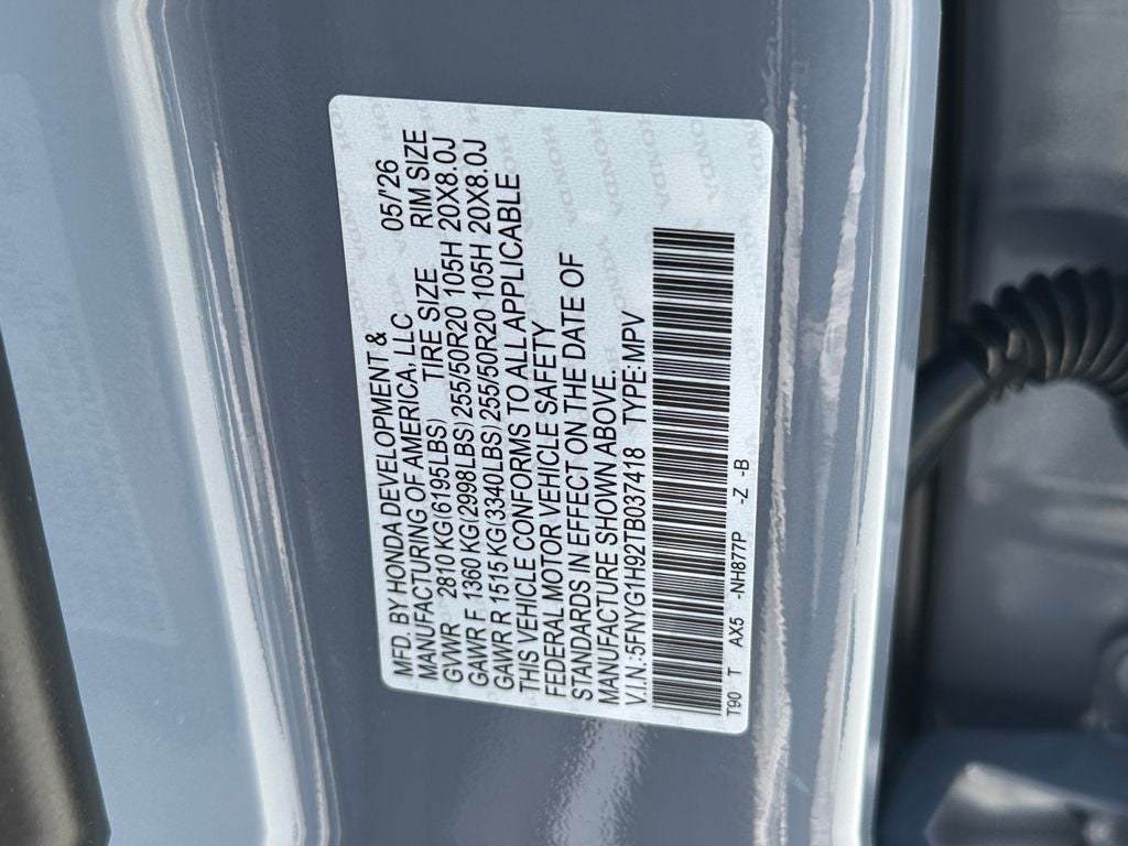 2026 Honda Pilot Black Edition