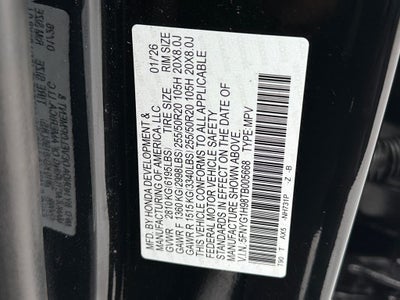 2026 Honda Pilot Black Edition