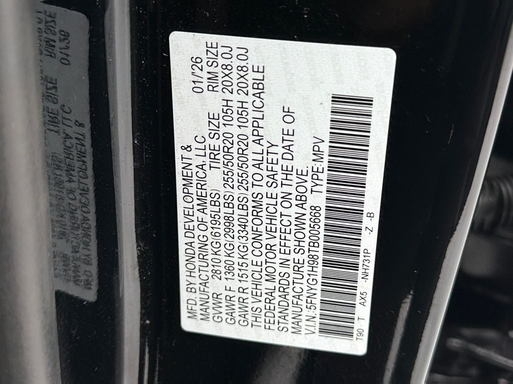 2026 Honda Pilot Black Edition