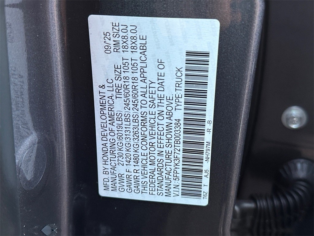 2026 Honda Ridgeline TrailSport+