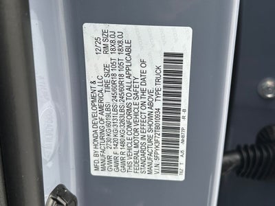 2026 Honda Ridgeline TrailSport+