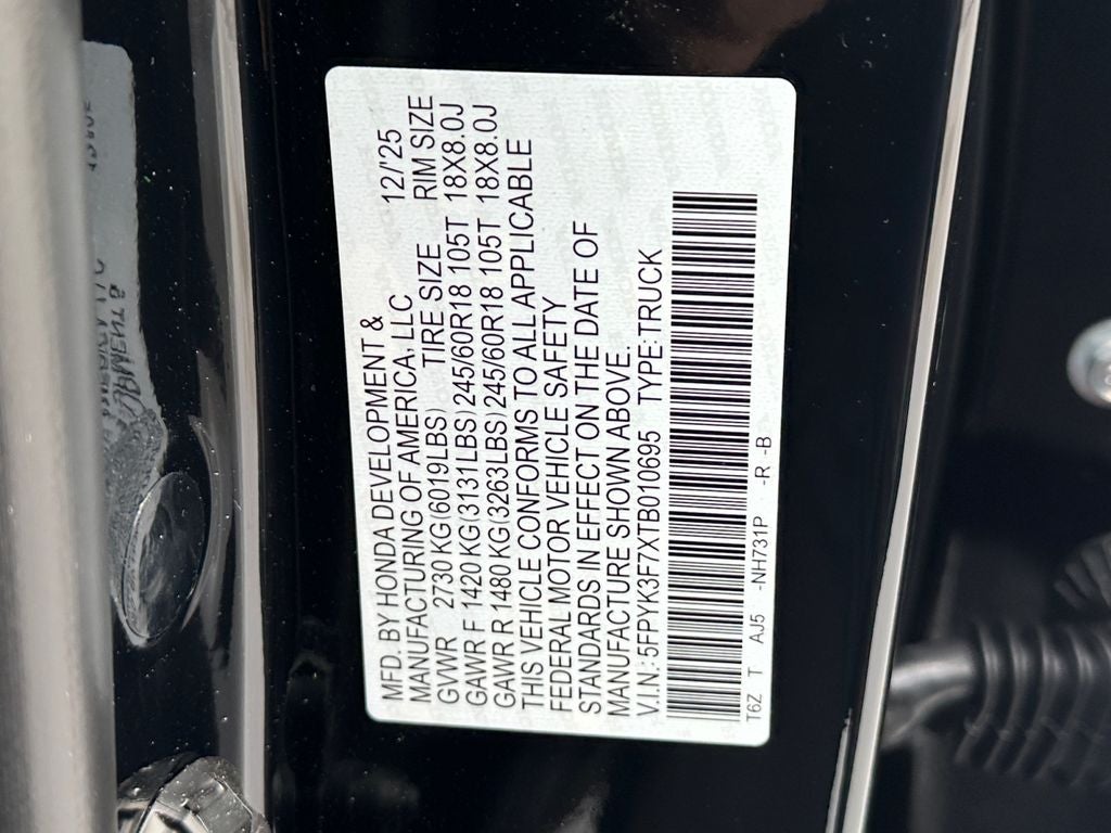 2026 Honda Ridgeline TrailSport+