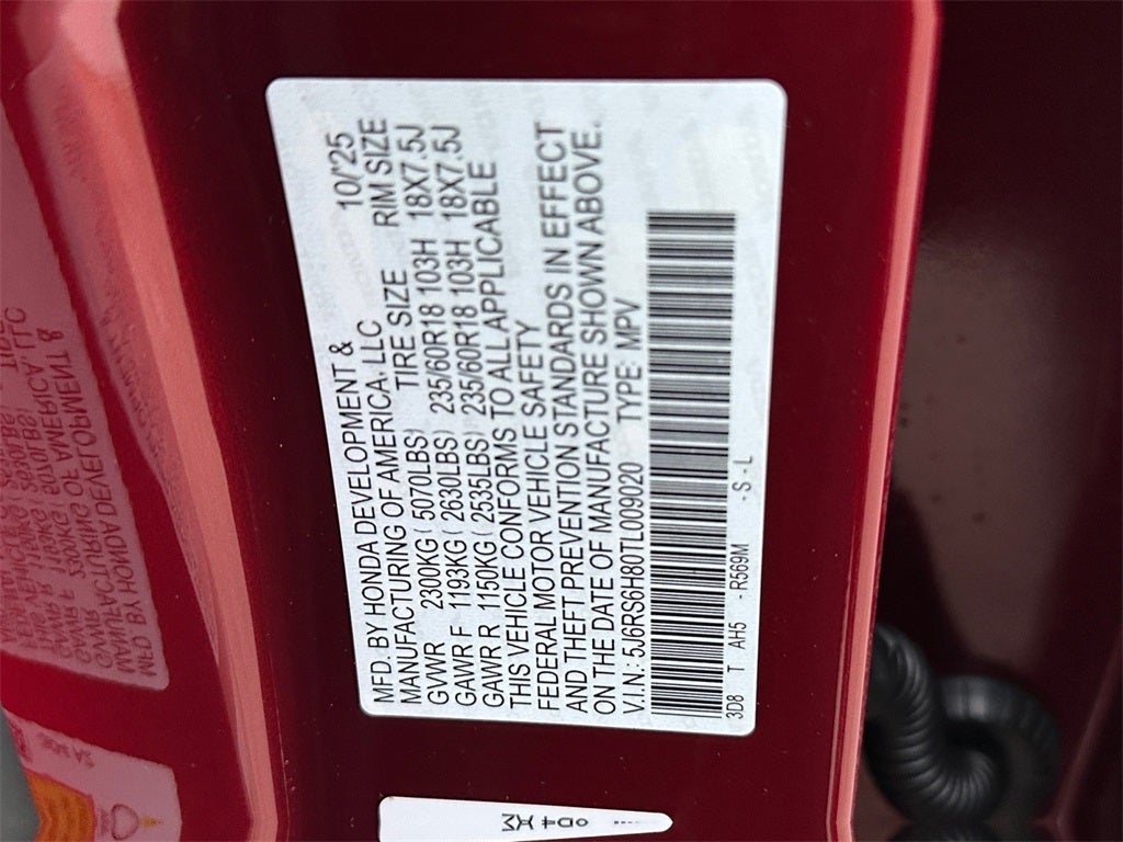 2026 Honda CR-V Hybrid Sport-L