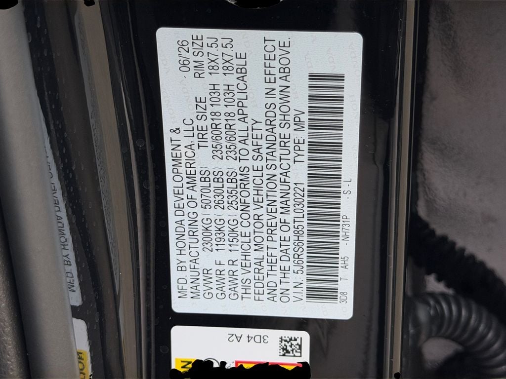 2026 Honda CR-V Hybrid Sport-L