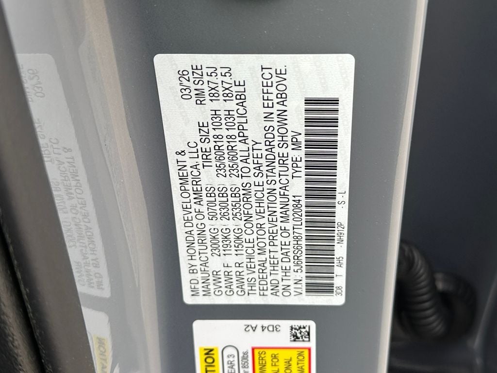 2026 Honda CR-V Hybrid Sport-L