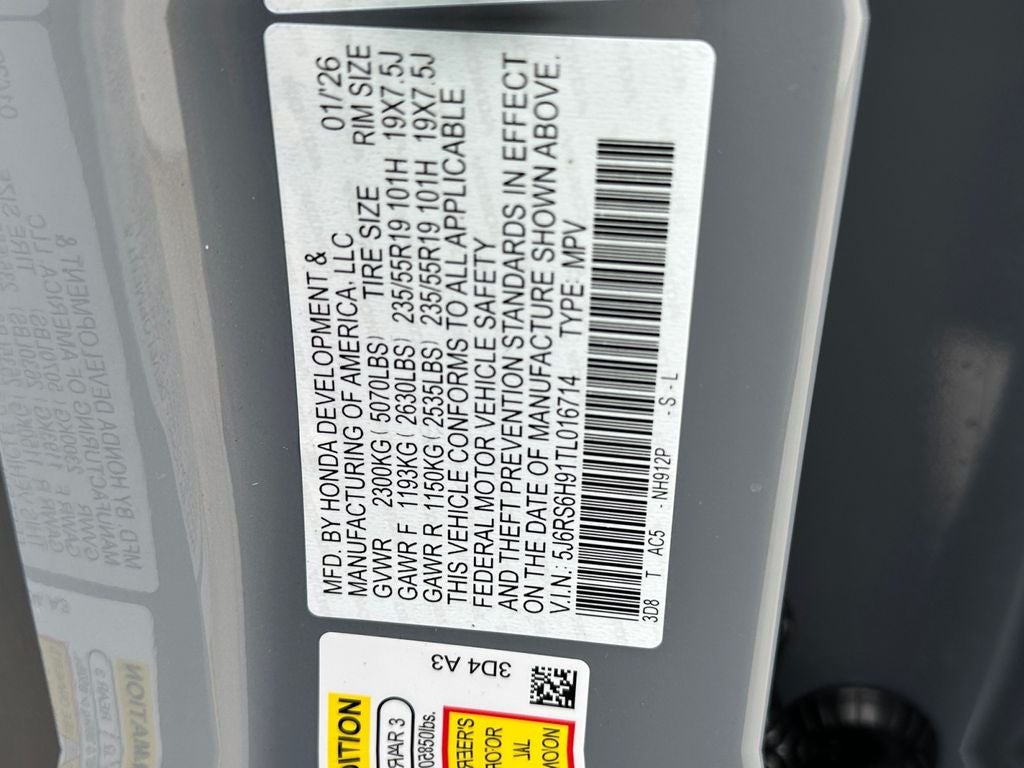 2026 Honda CR-V Hybrid Sport Touring