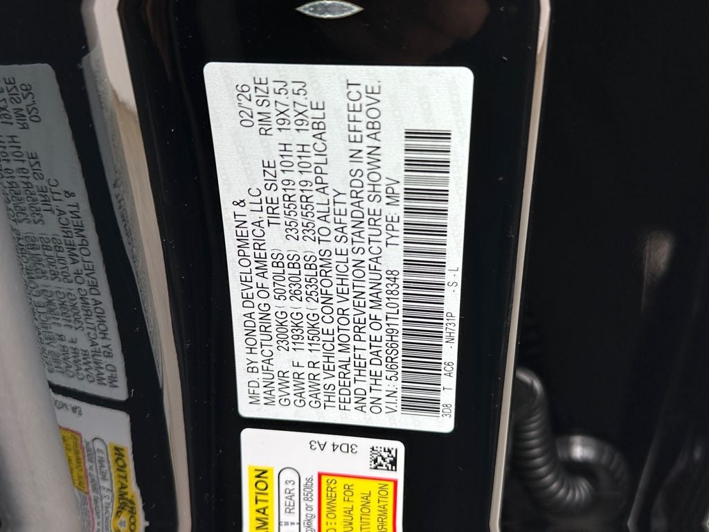 2026 Honda CR-V Hybrid Sport Touring