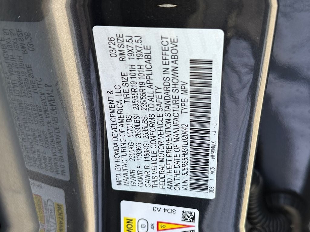 2026 Honda CR-V Hybrid Sport Touring