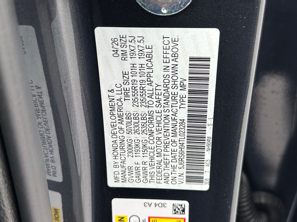 2026 Honda CR-V Hybrid Sport Touring