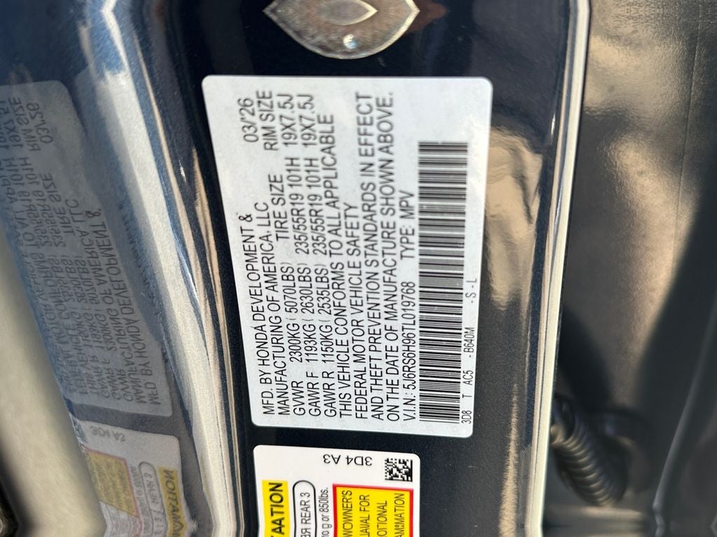 2026 Honda CR-V Hybrid Sport Touring