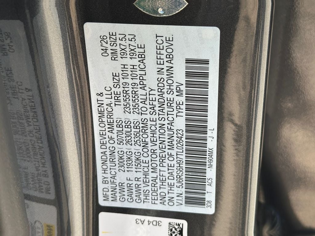 2026 Honda CR-V Hybrid Sport Touring