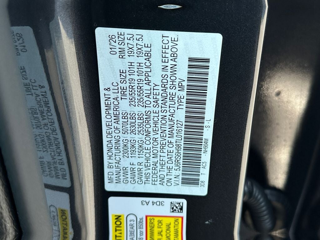 2026 Honda CR-V Hybrid Sport Touring