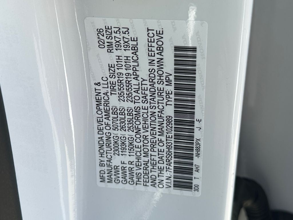 2026 Honda CR-V Hybrid Sport Touring