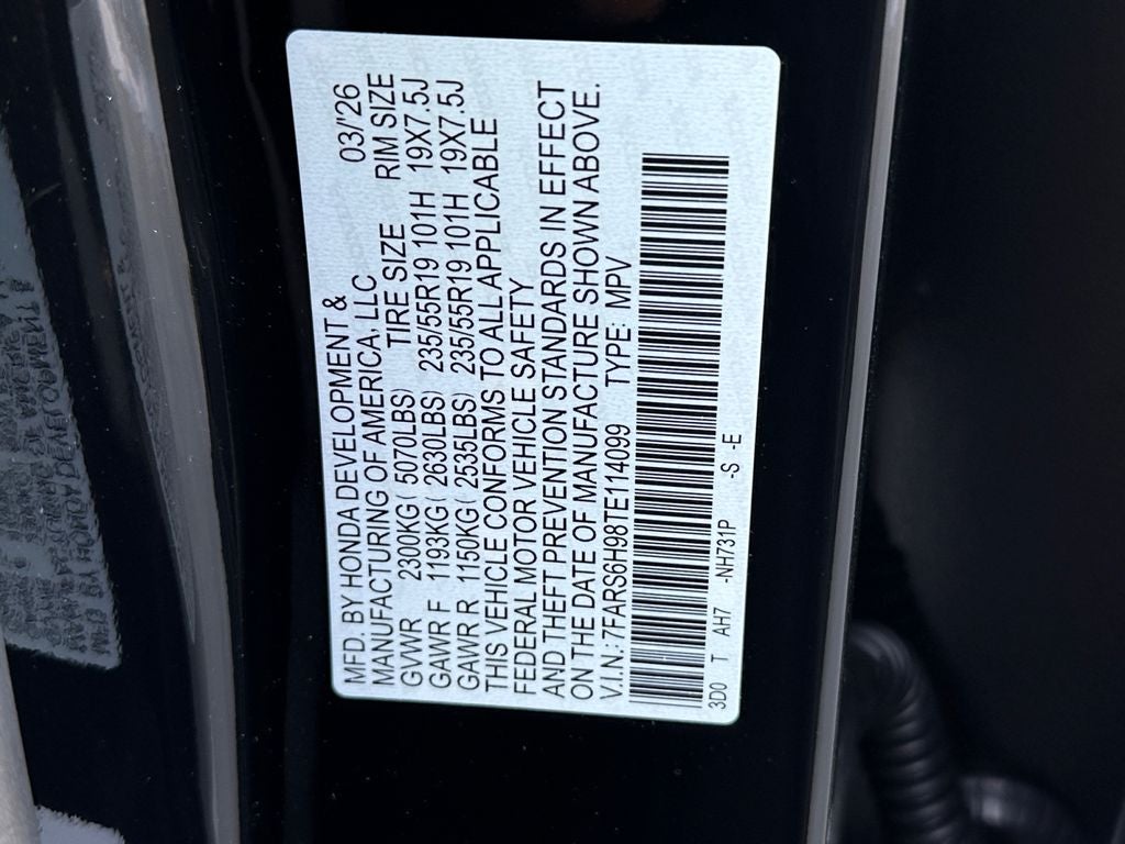 2026 Honda CR-V Hybrid Sport Touring