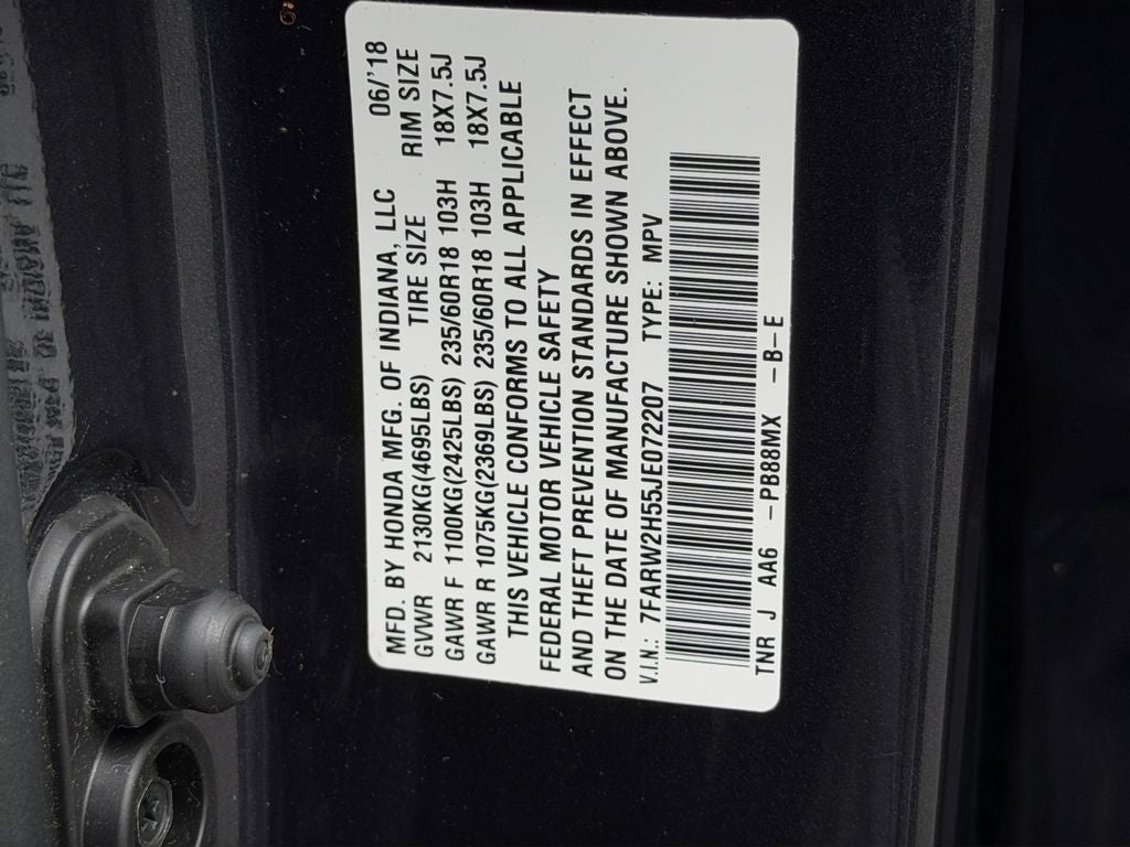 2018 Honda CR-V EX