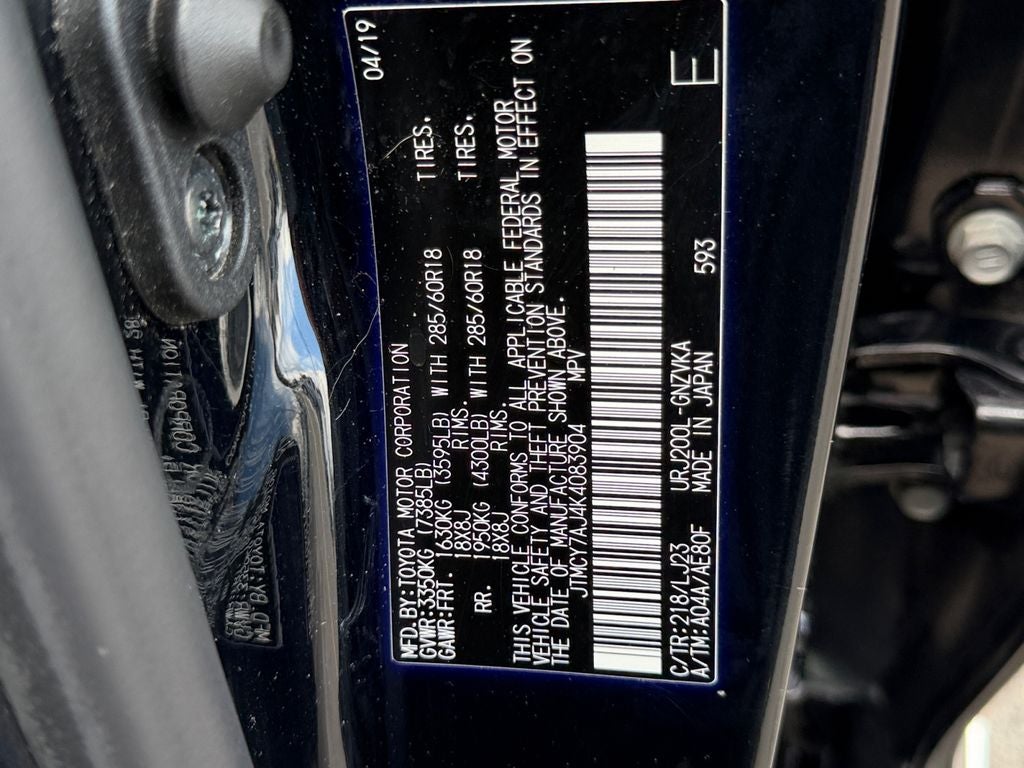 2019 Toyota Land Cruiser Base