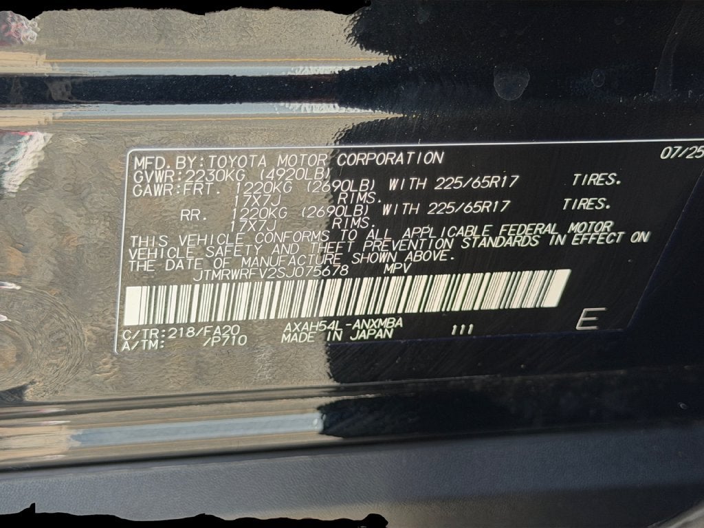 2025 Toyota RAV4 Hybrid XLE