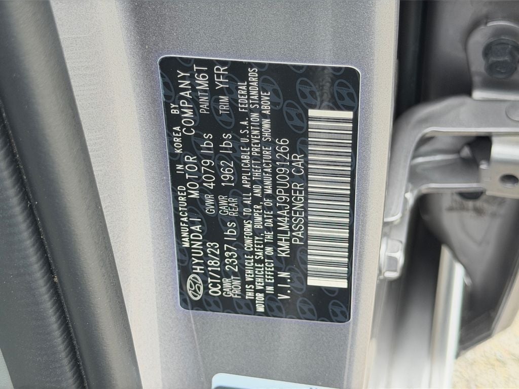 2023 Hyundai Elantra Hybrid Blue