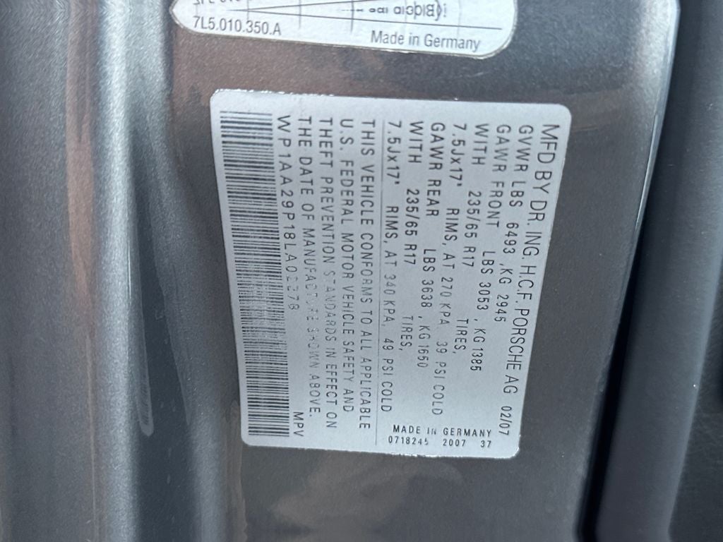 2008 Porsche Cayenne Base