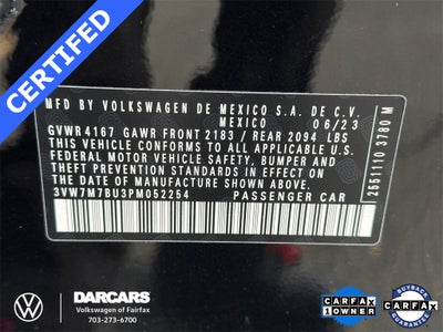 2023 Volkswagen Jetta 1.5T SE w/ Sunroof/ Black Wheel Pkg