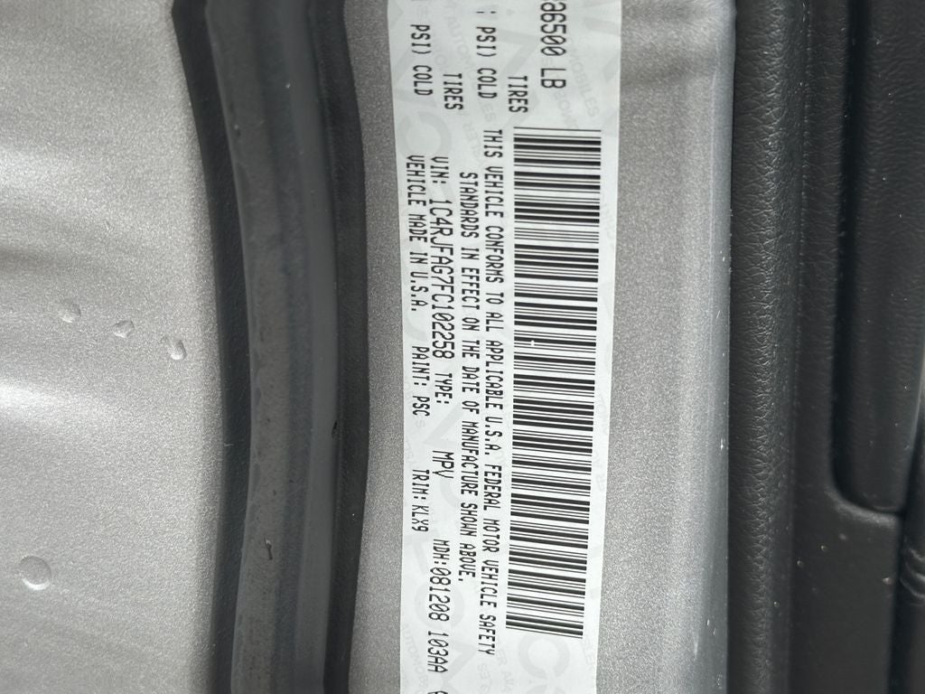 2015 Jeep Grand Cherokee Altitude