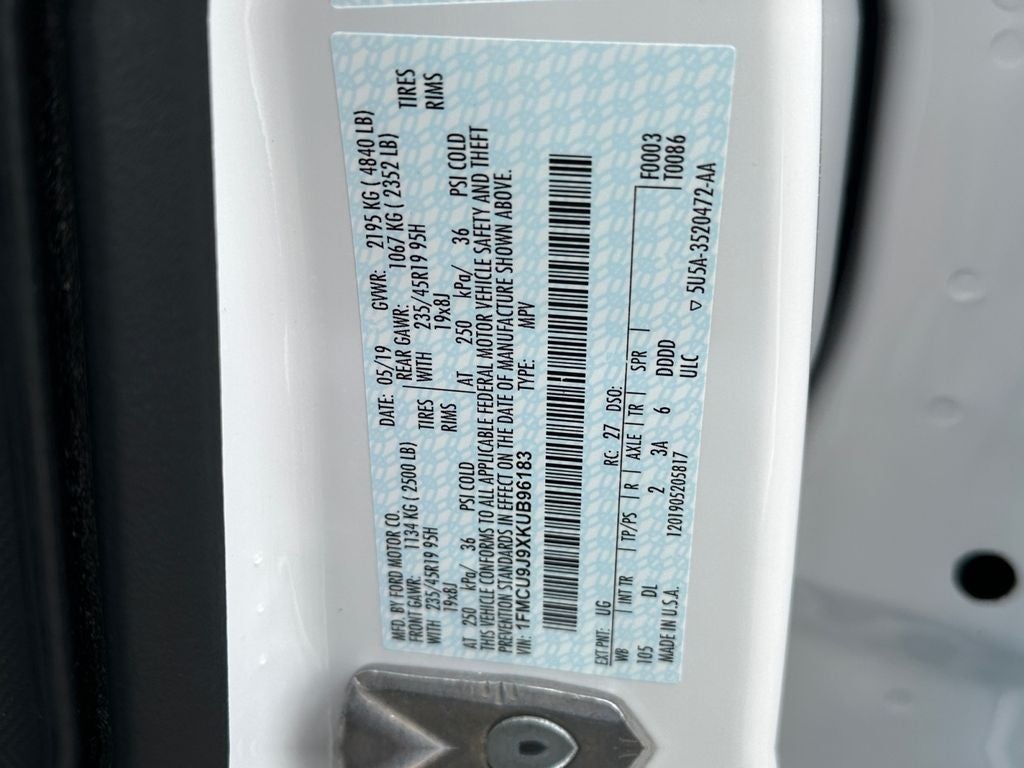 2019 Ford Escape Titanium