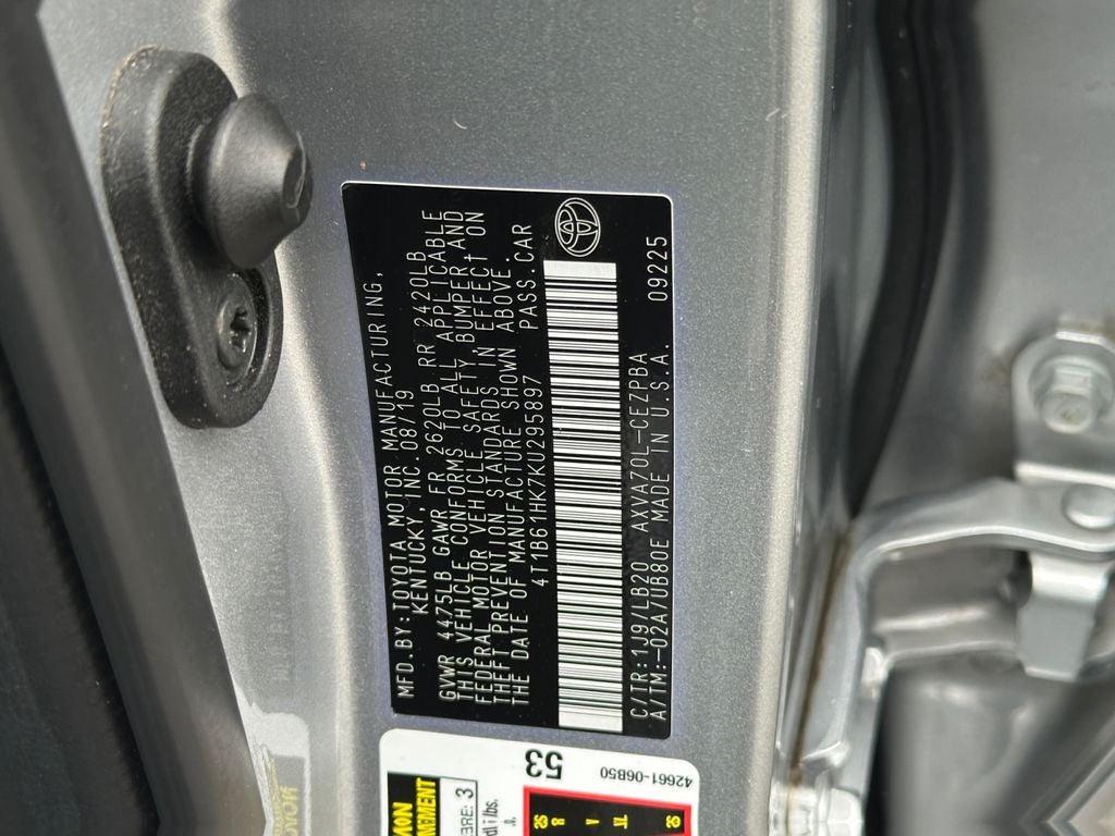 2019 Toyota Camry XSE