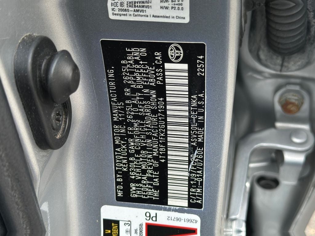2016 Toyota Camry LE