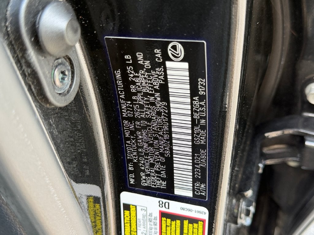 2024 Lexus ES 350 350