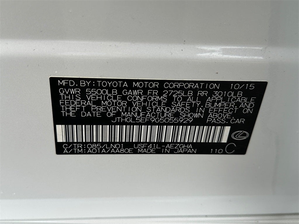 2016 Lexus LS 460 L 460 L