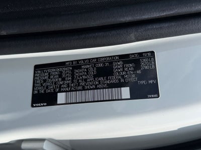 2019 Volvo XC60 T5 Momentum