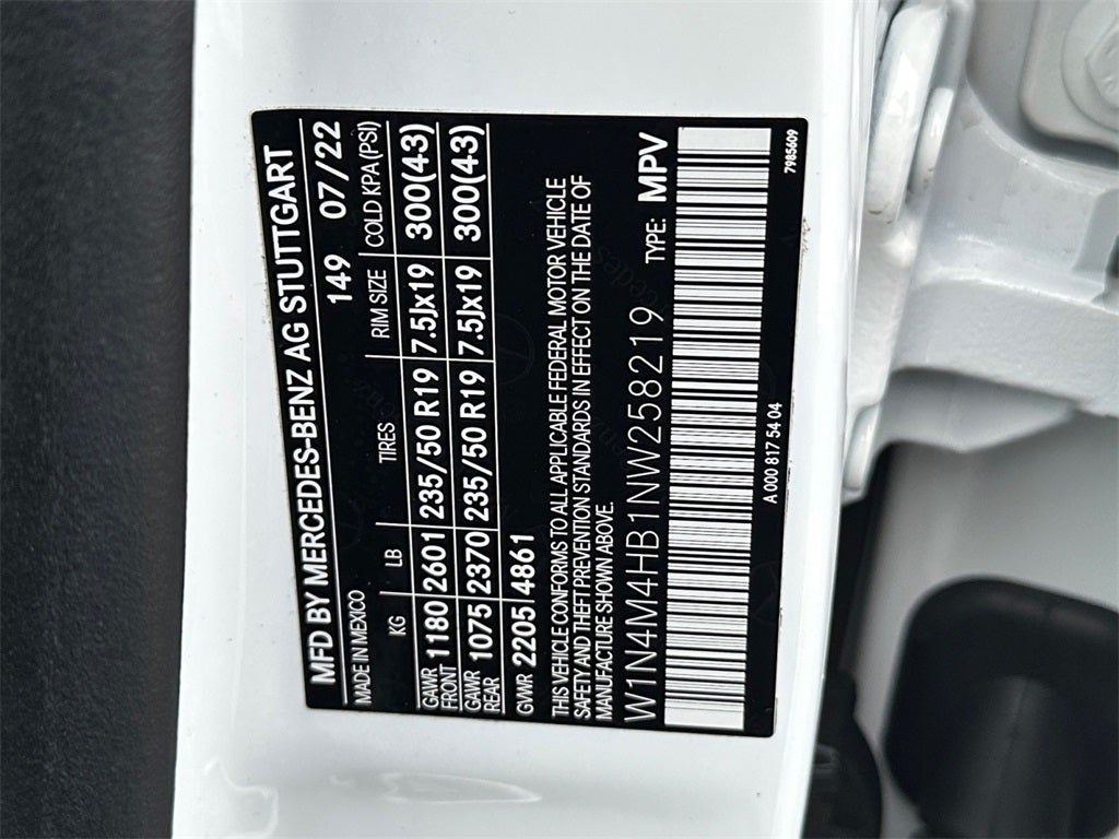 2022 Mercedes-Benz GLB GLB 250 4MATIC®