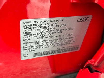 2025 Audi Q3 Premium S Line quattro