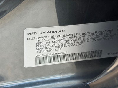 2024 Audi A3 40 Premium FrontTrak