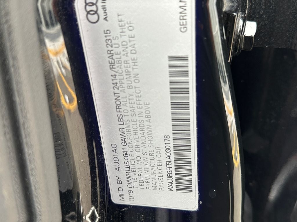 2020 Audi A3 2.0T Premium Plus S line