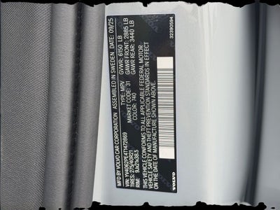 2026 Volvo XC90 B6 Plus 7-Seater Volvo Certified