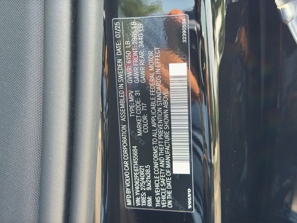 2026 Volvo XC90 B6 Plus 7-Seater Volvo Certified