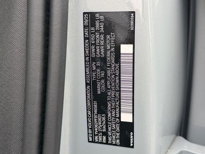 2026 Volvo XC90 B6 Ultra Volvo Certified