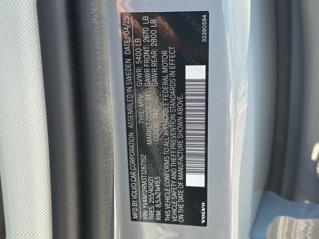 2026 Volvo XC60 B5 Ultra Volvo Certified