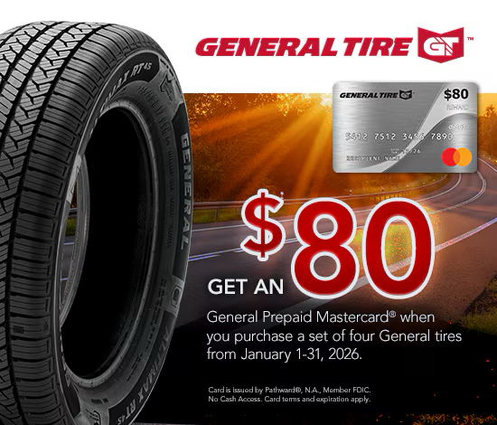 General Tires Prepaid Mastercard