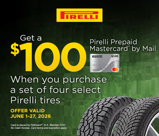 Pirelli Tires Prepaid Mastercard