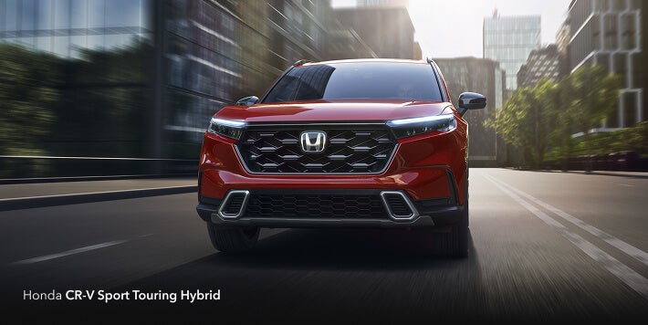 Front view of Honda CR-V Sport Touring Hybrid