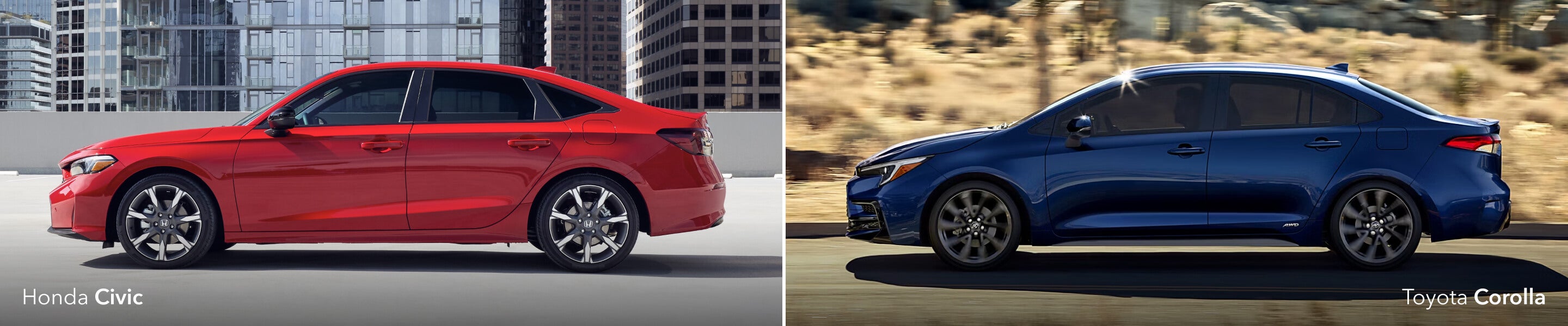 Honda Civic Vs. Toyota Corolla Comparison